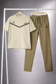 Jrdn Flight Arched Wordmark Men's Tracksuit In Cream