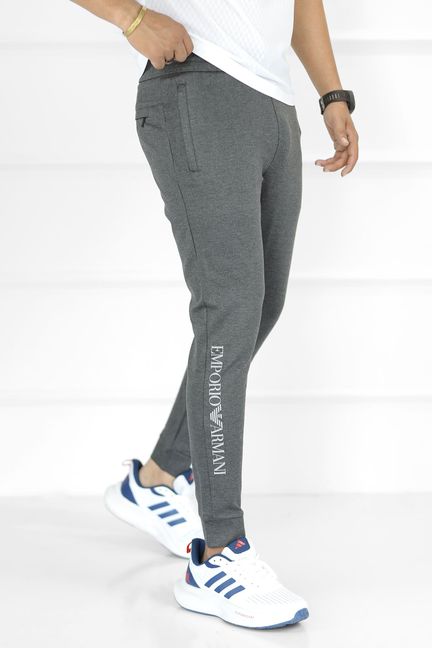 Armni Fusion Track Grip Fit Sportswear Trouser