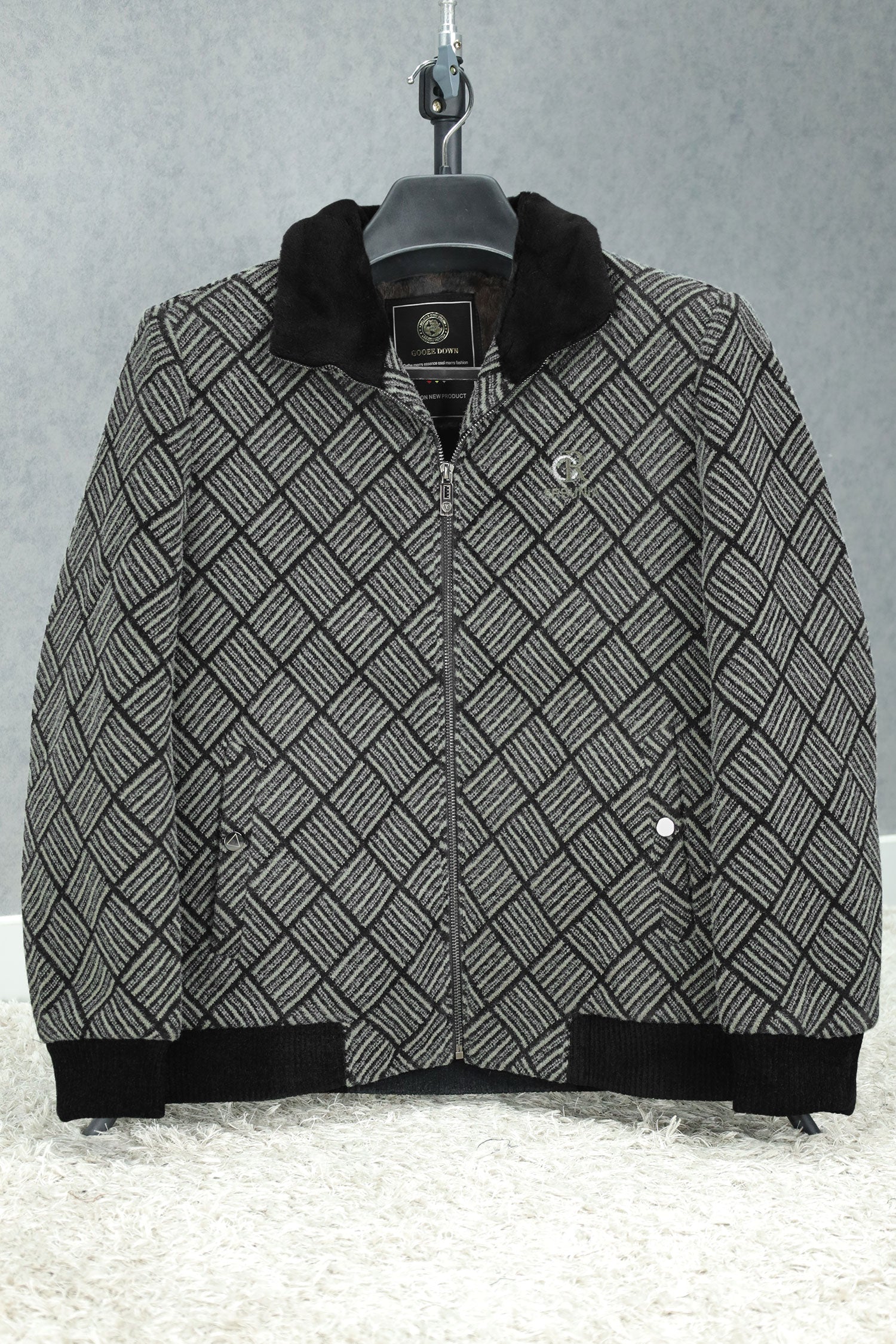 All Over Pattern Imported Men's Woolen Jacket