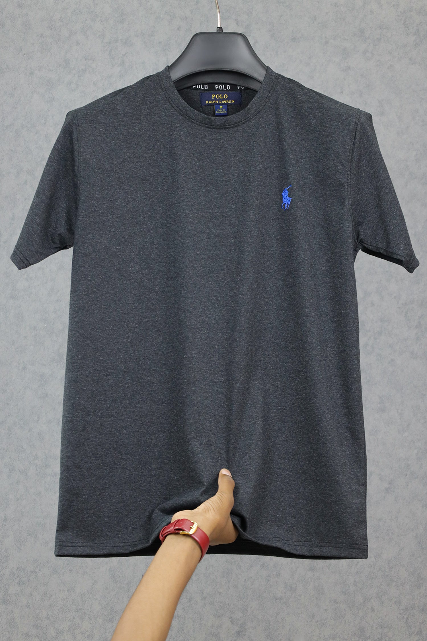 Rph Luren Premium Classic Fit Crewneck Polo T-Shirt