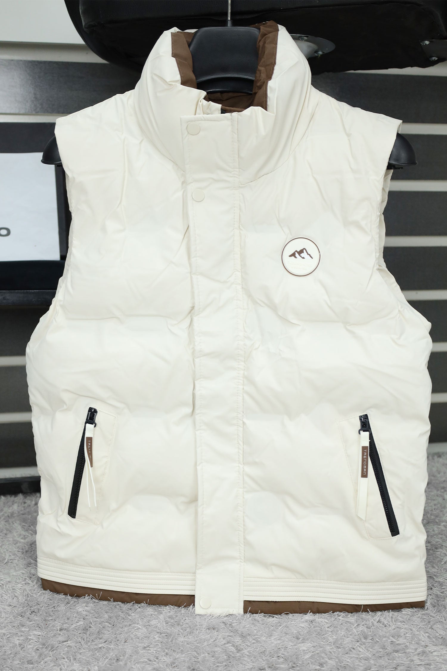 Scrn Panel Tone Quilted Imported Men's Gilet