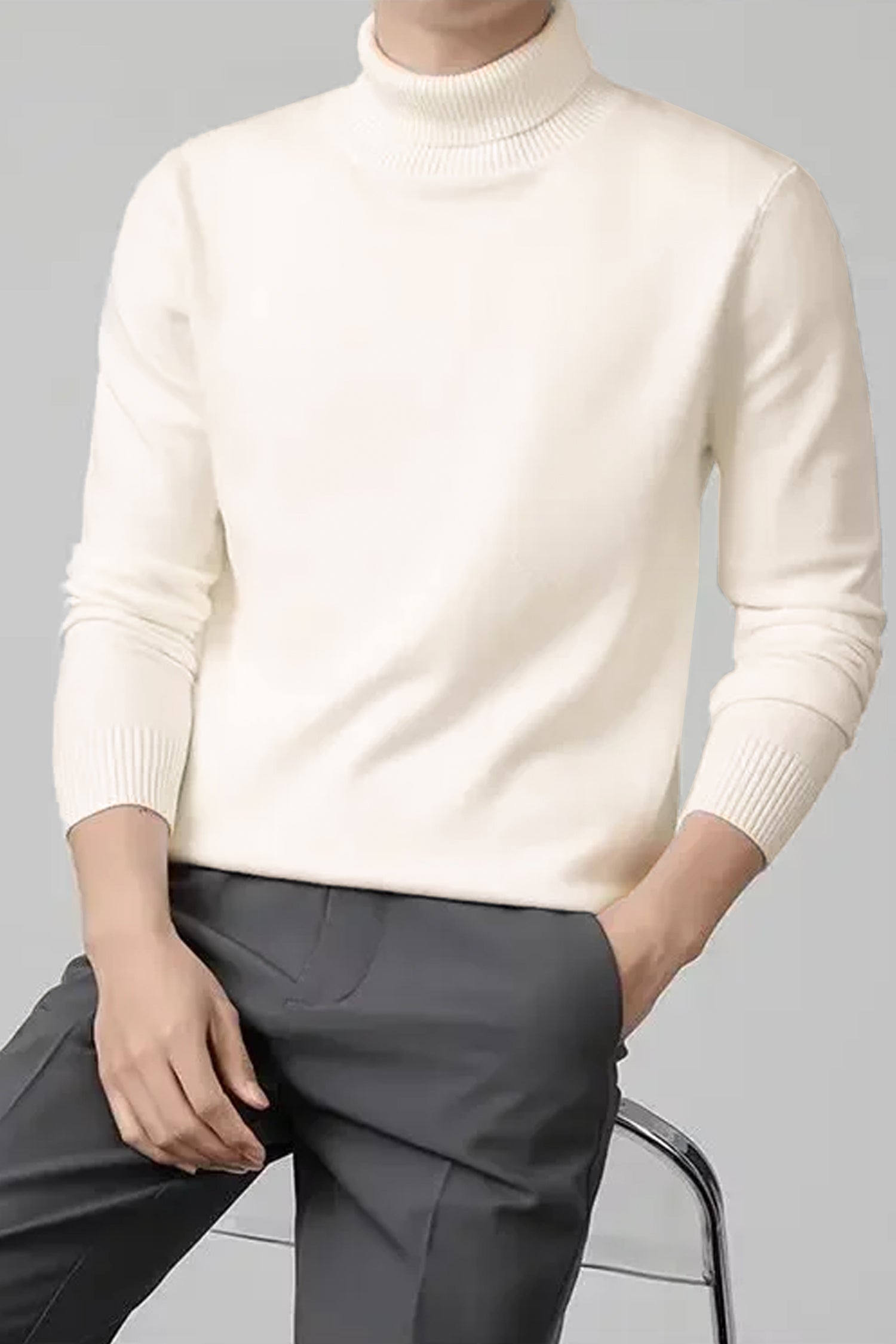 Thermal Winter Turtleneck Pullover High Neck