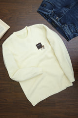 Sweater Style Round Neck Imported Men's Sweatshirt