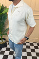 Turbo Artistic Touch Comfort Casual Shirt In Cream