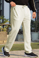 Turbo Comfort Pocket Plate Regular Trouser In Creem