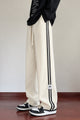 Turbo Side Stripe Drawstring Loose Bottom Trouser