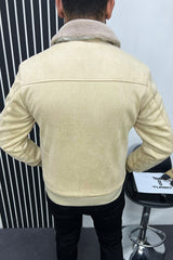 LN 1998 Classic Zipper Men's Suede Jacket