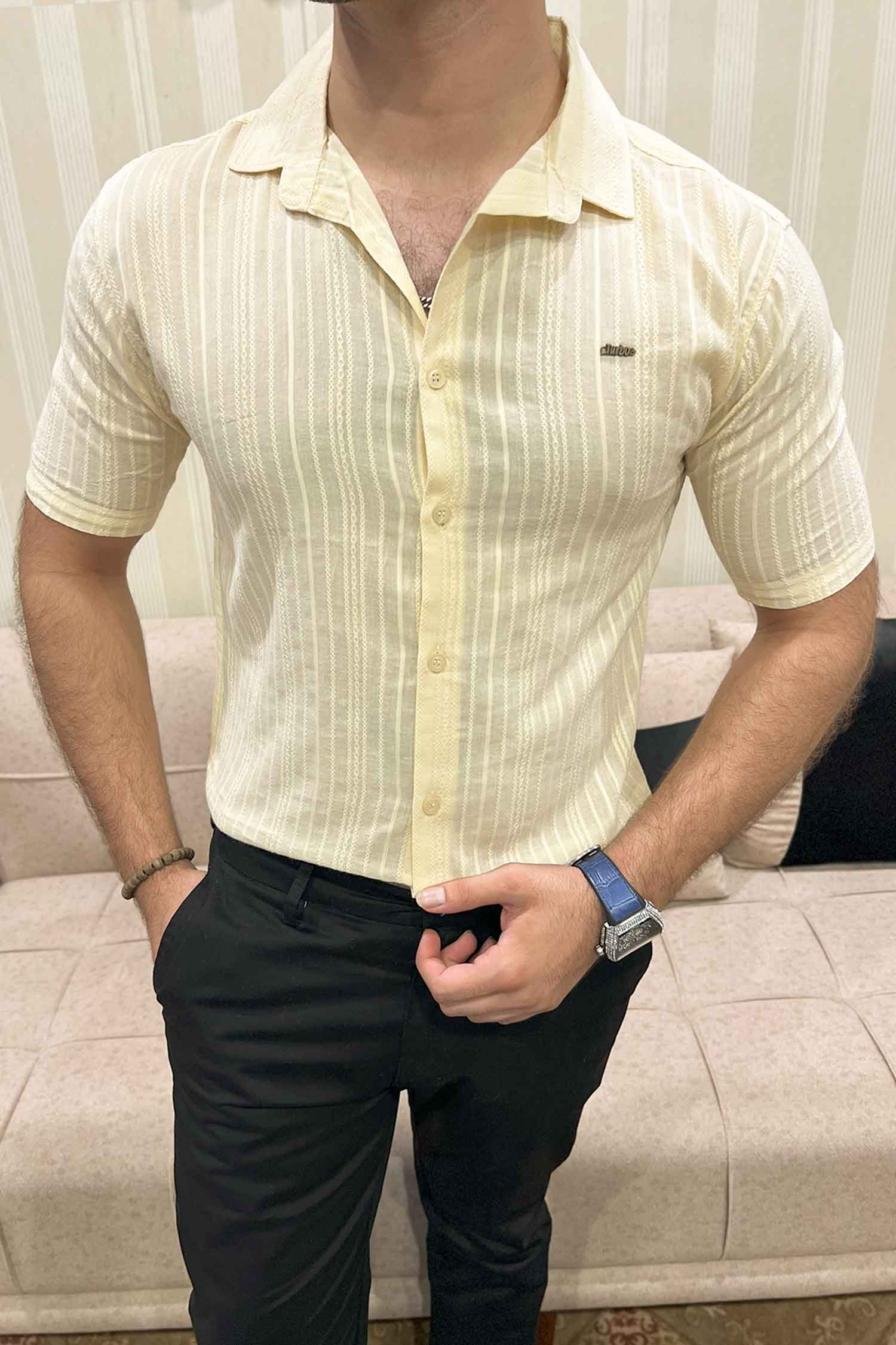Turbo Textured Champ Casual Shirt