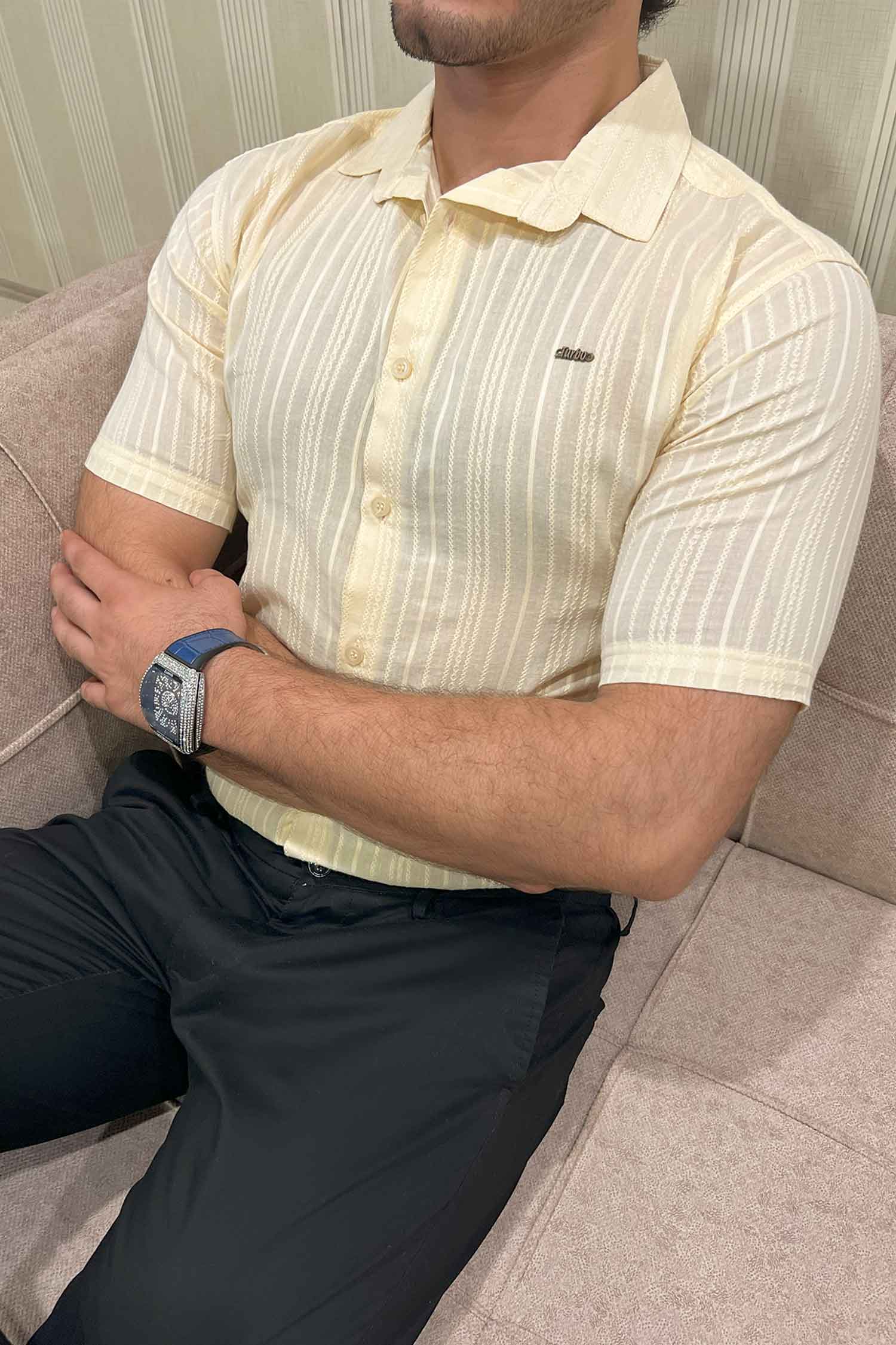 Turbo Textured Champ Casual Shirt
