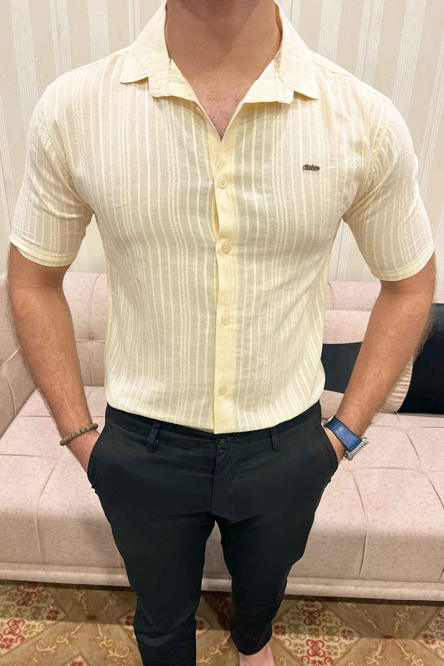 Turbo Textured Champ Casual Shirt