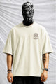 Turbo Sunny Side Up Classic Oversize Men's Tee In Creem