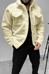 Turbo Pocket Style Sherpa Fleece Light Weight Jacket