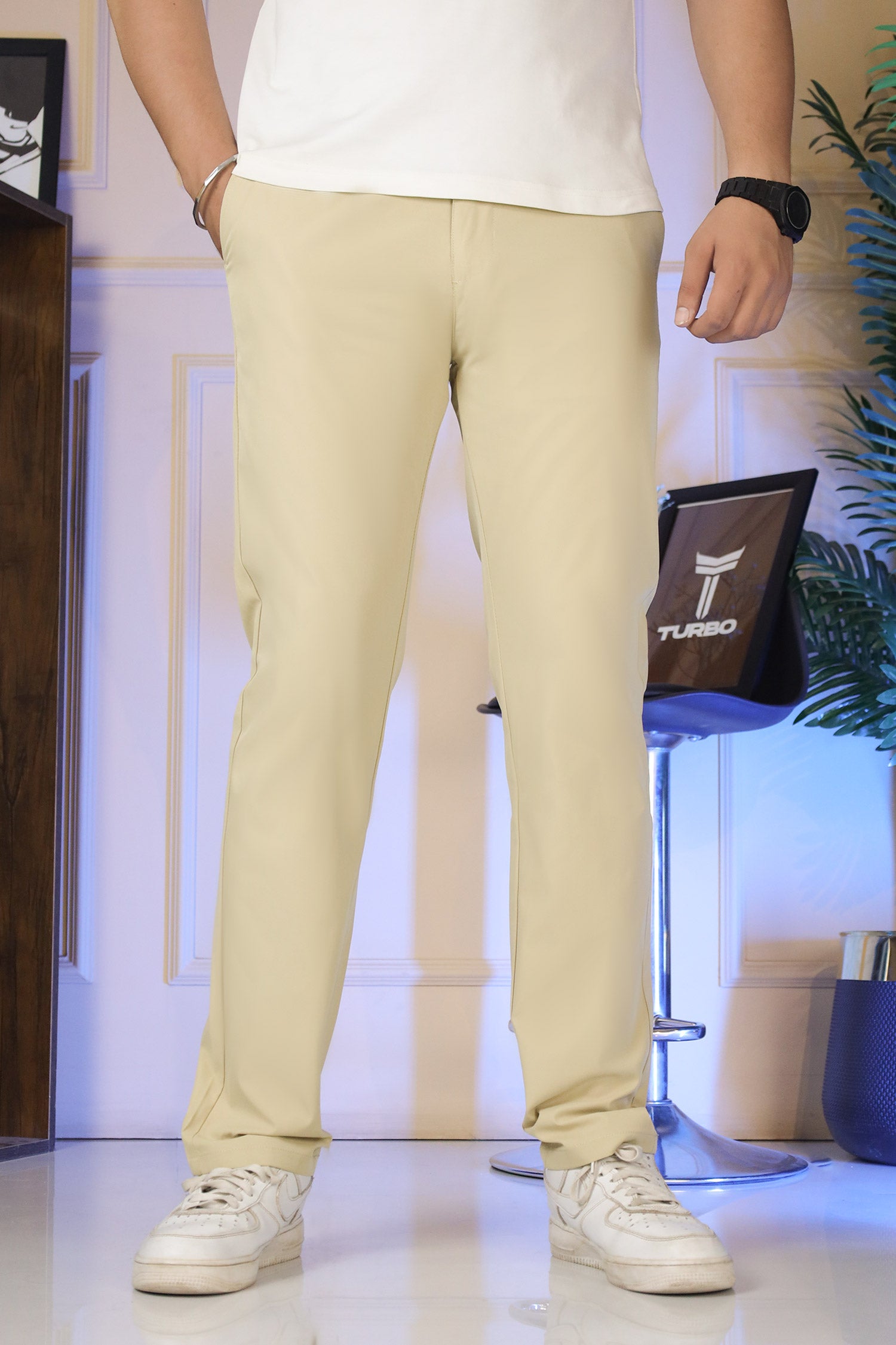 Turbo Urban Era Executive Slim Fit Cotton Pant
