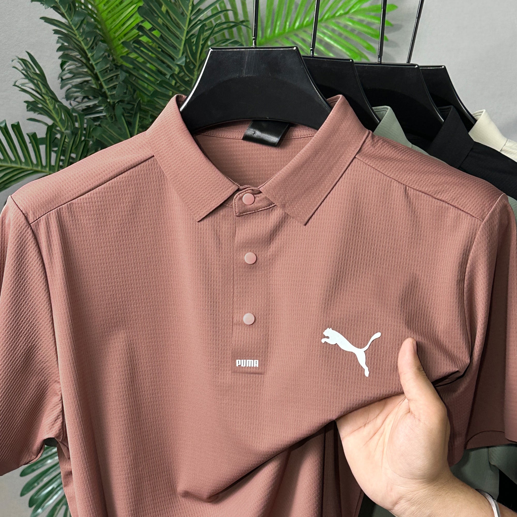 Pma Essential Printed Logo Men's Polo Shirt