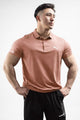 Pma Essential Printed Logo Men's Polo Shirt In Carrot