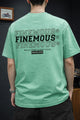 Turbo Down Shoulder StreetWear Tee In Cyan