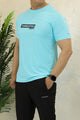 Turbo Pro Sports Climalite Mesh Dry-Fit Tee In Cyan