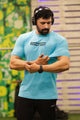 Turbo Pro Sports Climalite Mesh Dry-Fit Tee In Cyan