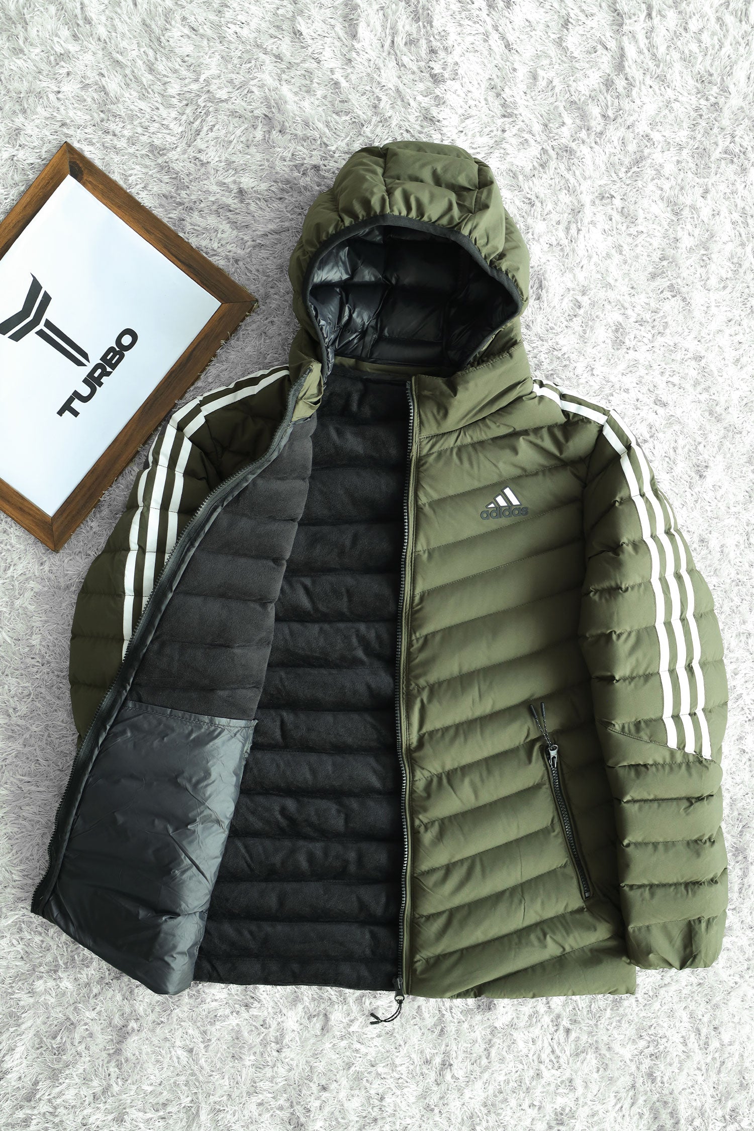 Adds Quilted Padded Imported Puffer Jacket