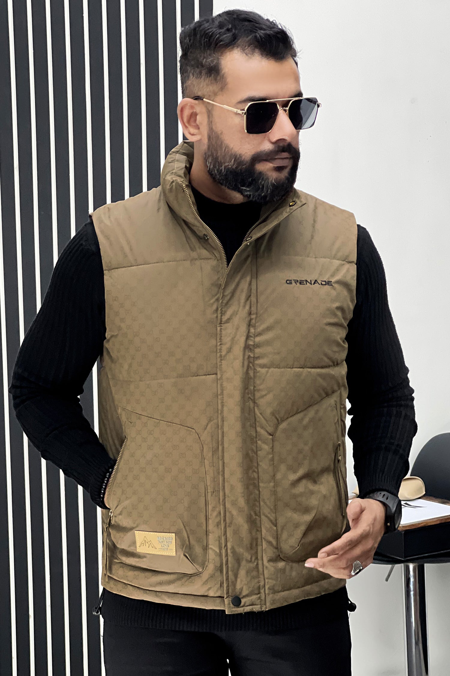 Grenade Daily Paper Quilted Imported Men's Gilet