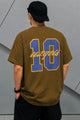 Turbo Aesthetic Taille Graphic Tee In Dark Brown