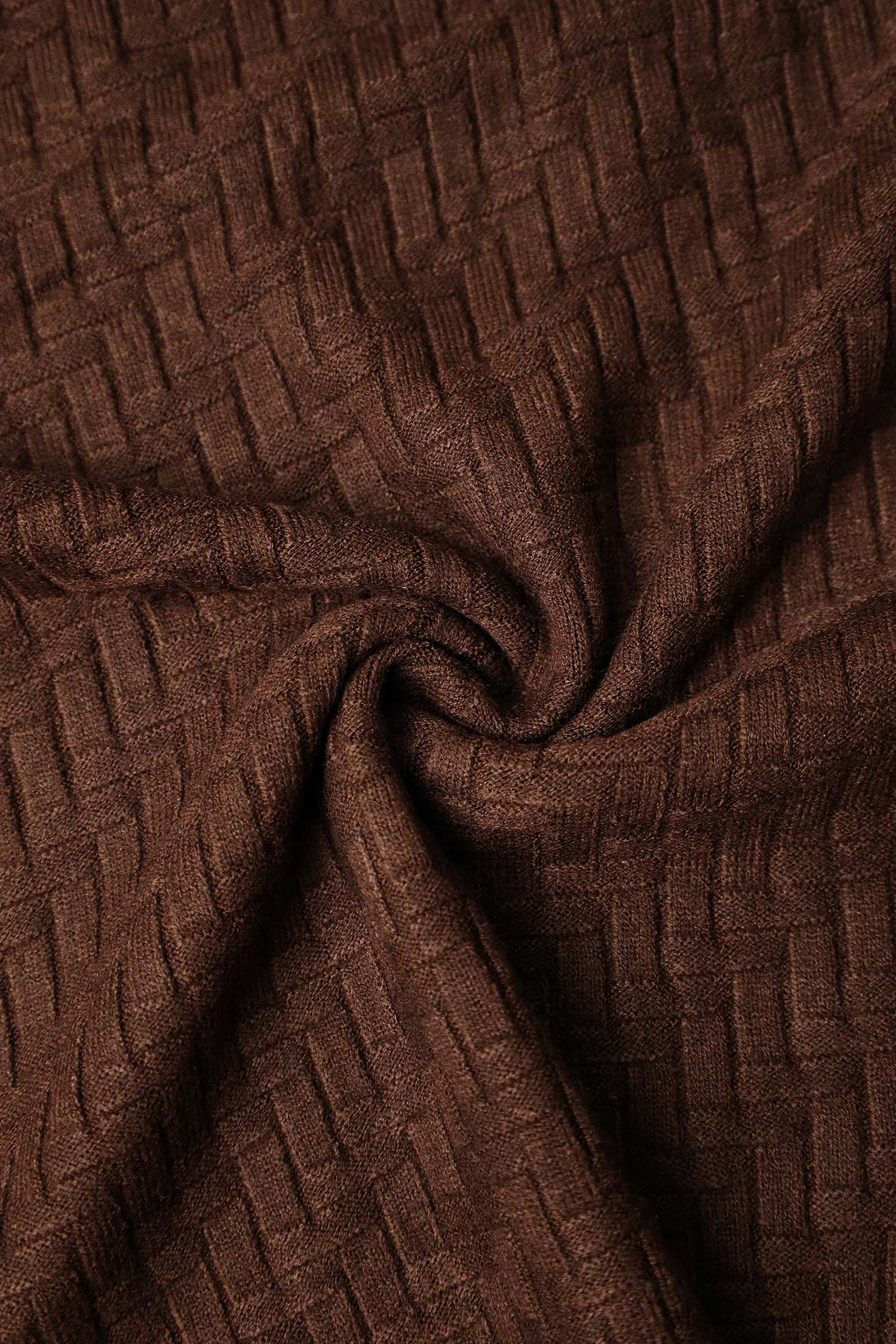 Madmext Patterened Crew-Neck Imported Men's Sweater