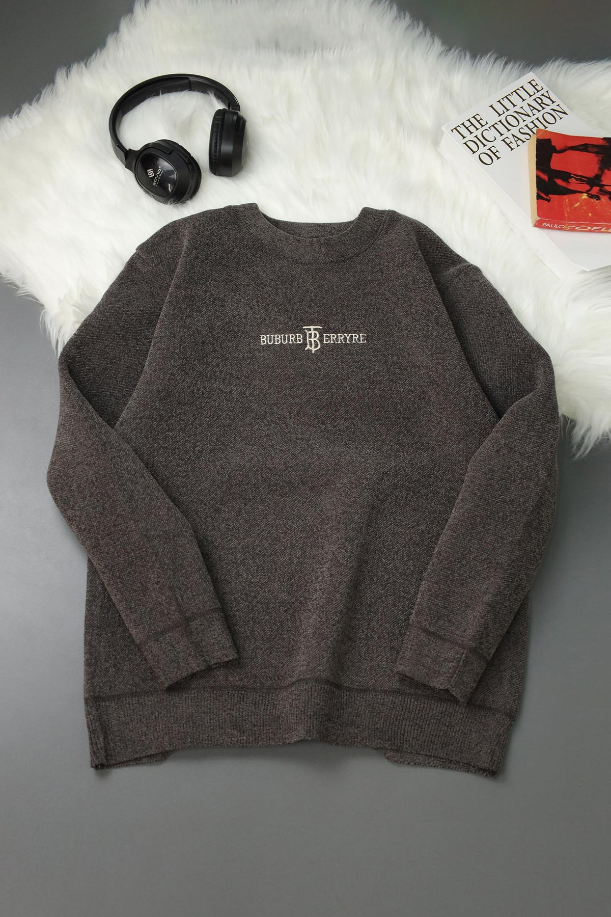 Wool Knitwear Round Neck Imported Men's Sweatshirt