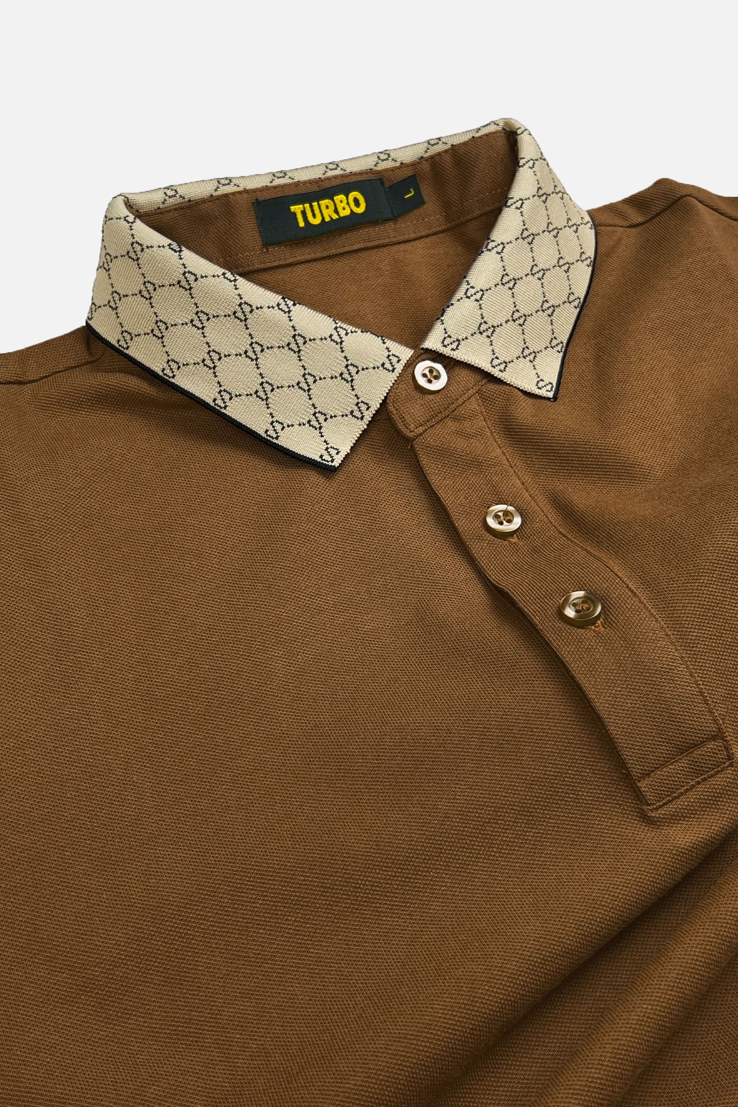 Turbo Bee Motif Polo Club Men's Polo Shirt