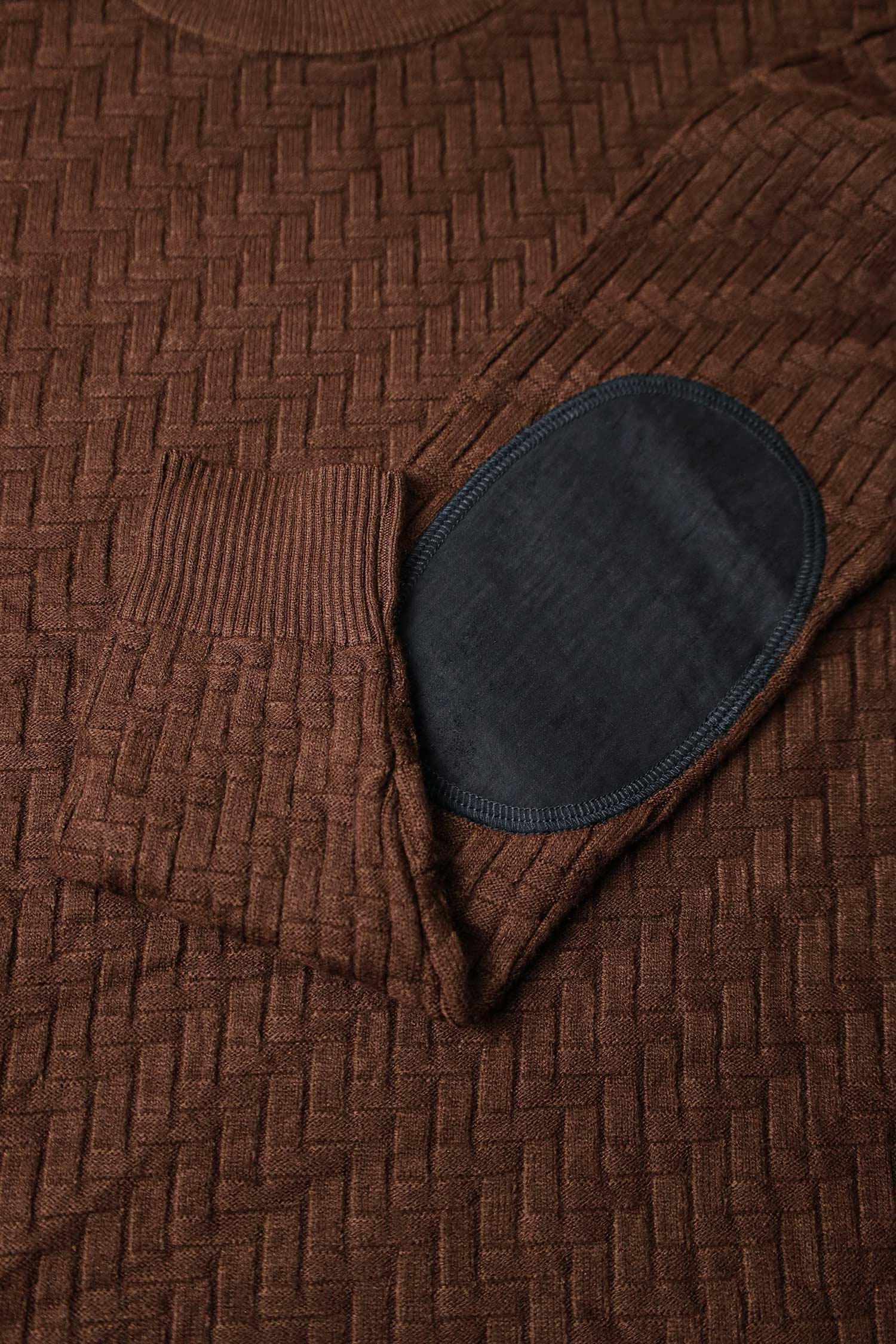 Madmext Patterened Crew-Neck Imported Men's Sweater