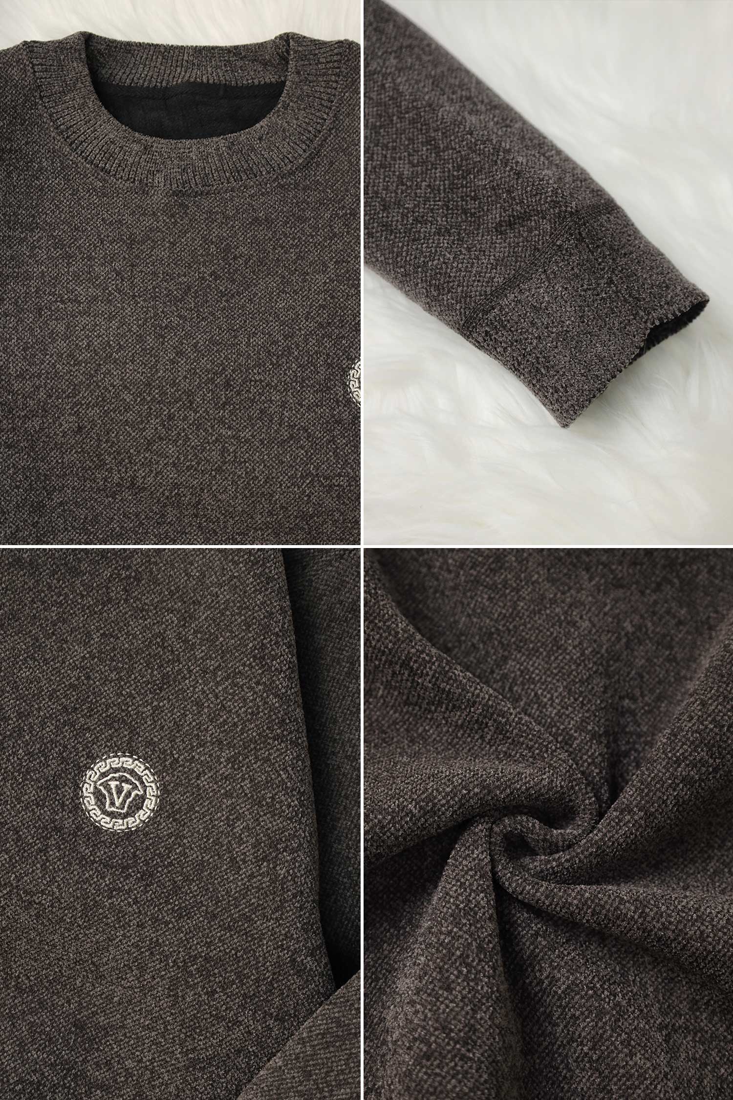 Levelwear Round Neck Imported Men's Sweatshirt