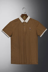 Turbo Bee Motif Polo Club Men's Polo Shirt