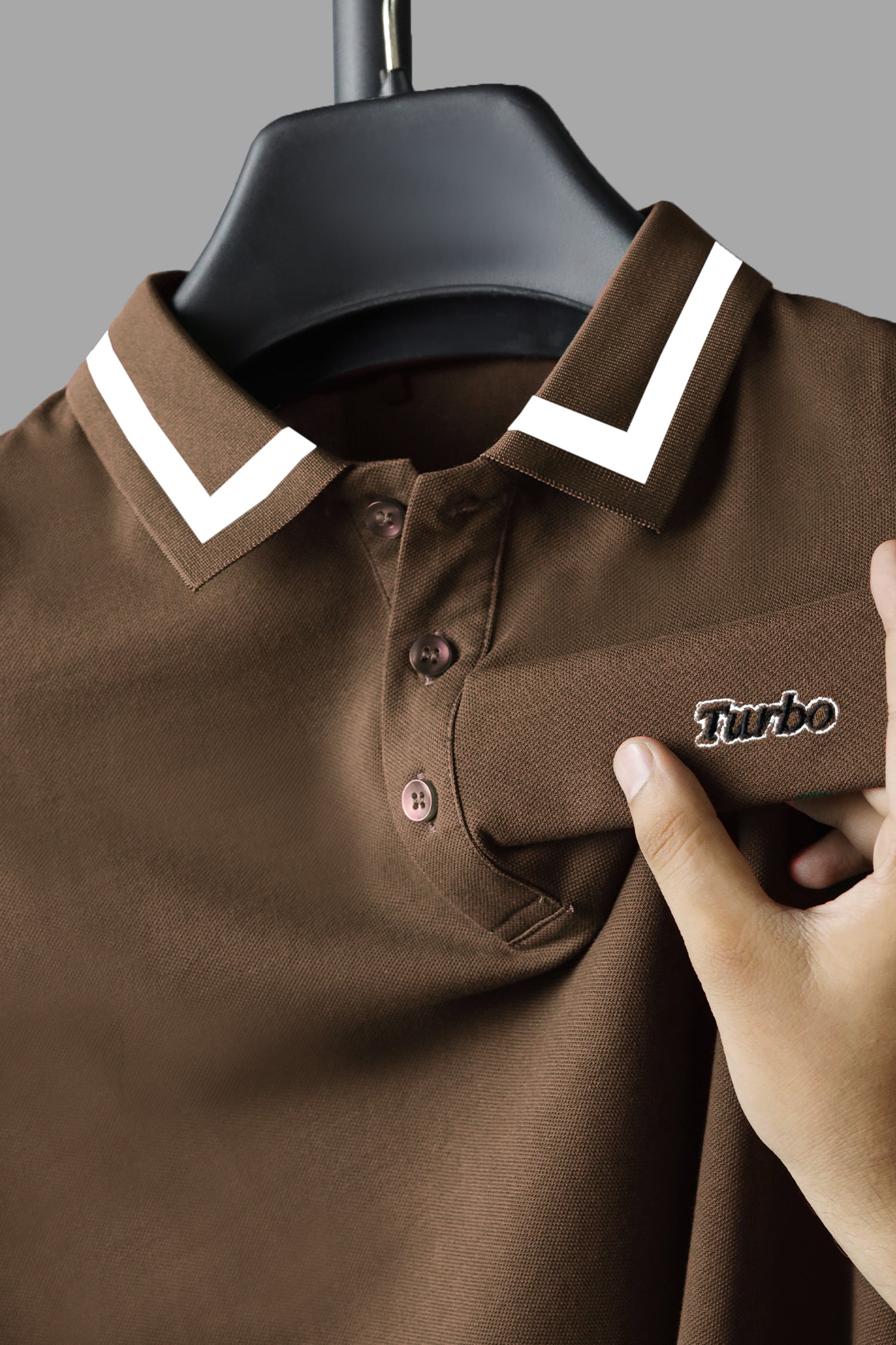 Turbo Polo Pro Grade Tipped Men's Polo Shirt