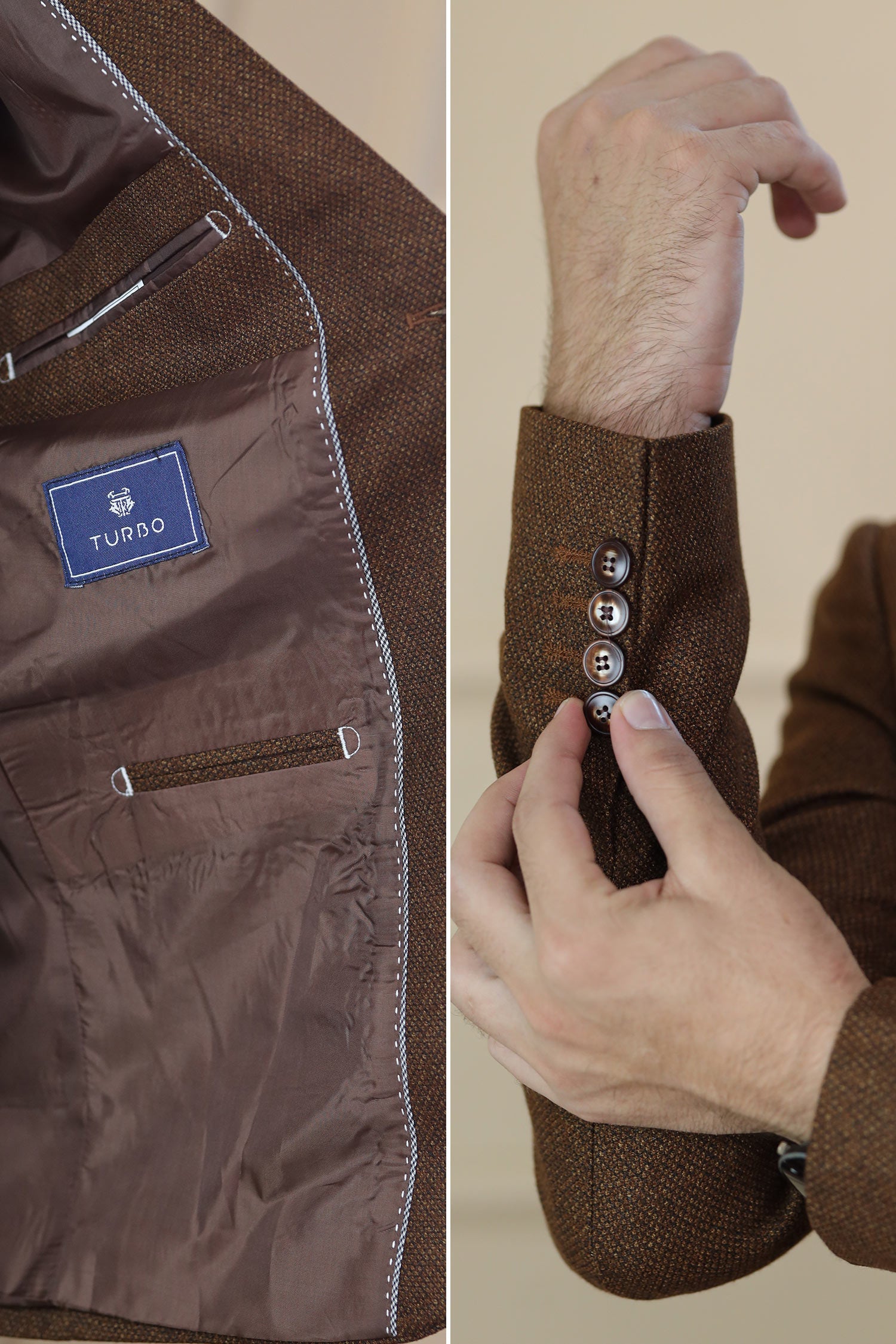 Classic Rich Premium Wool Blend Mens Casual Blazer