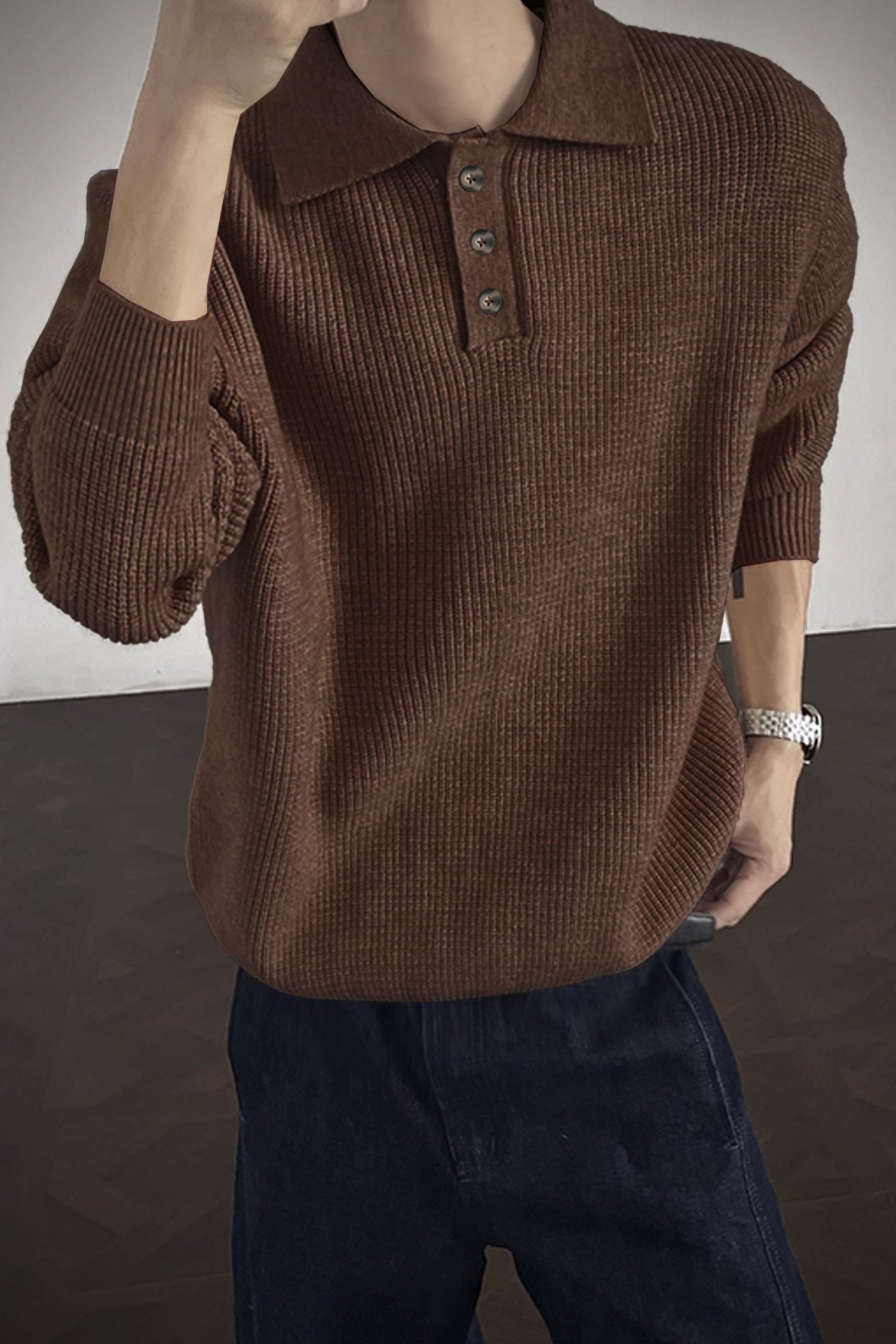Turbo Autumn Knitted Imported Men's Sweater