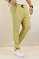 Turbo Fashion Smart Slim Fit Trouser In Dark Creem