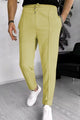 Turbo Fashion Smart Slim Fit Trouser In Dark Creem