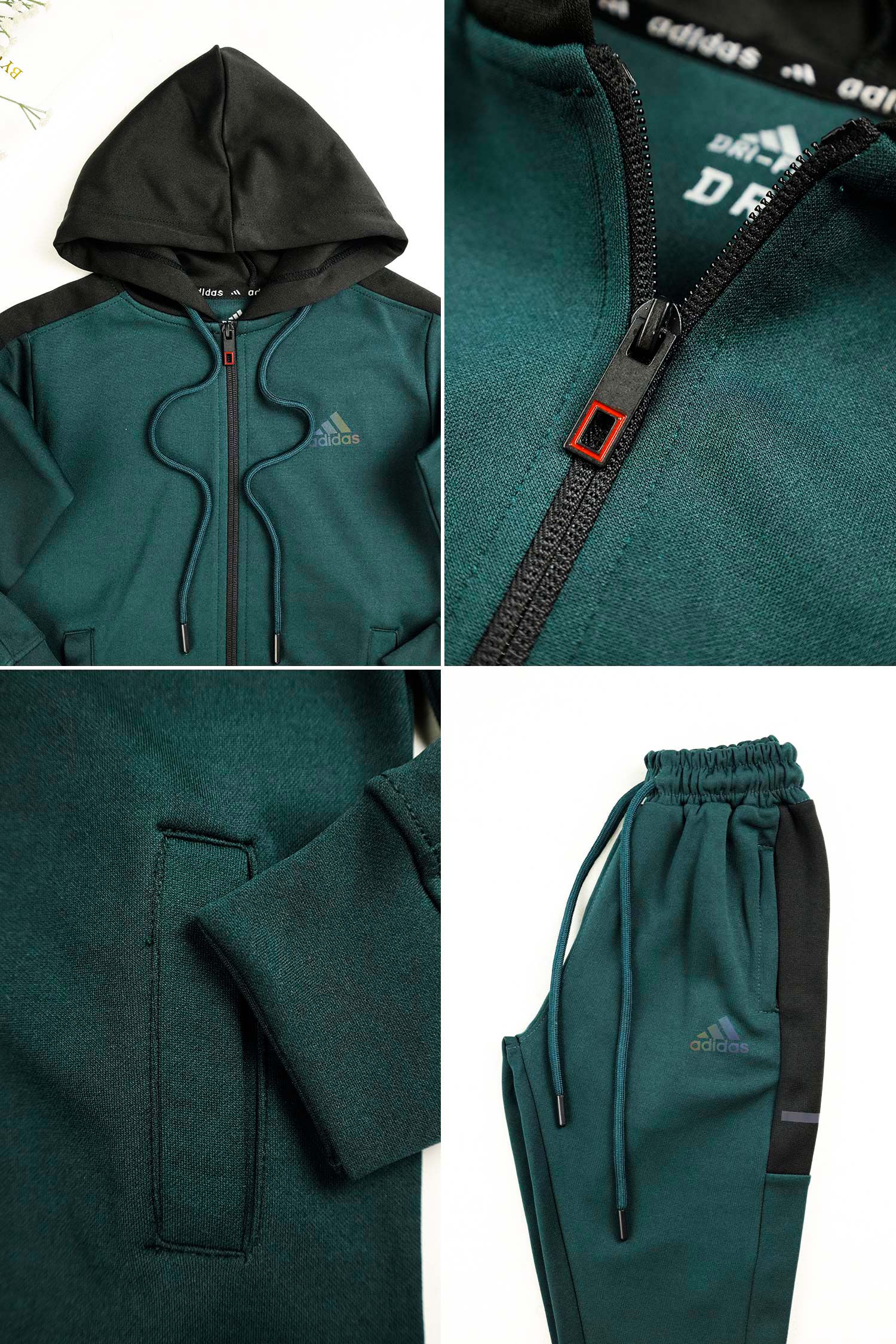 Adds Essential Performance Hooded Unisex Kids Tracksuit
