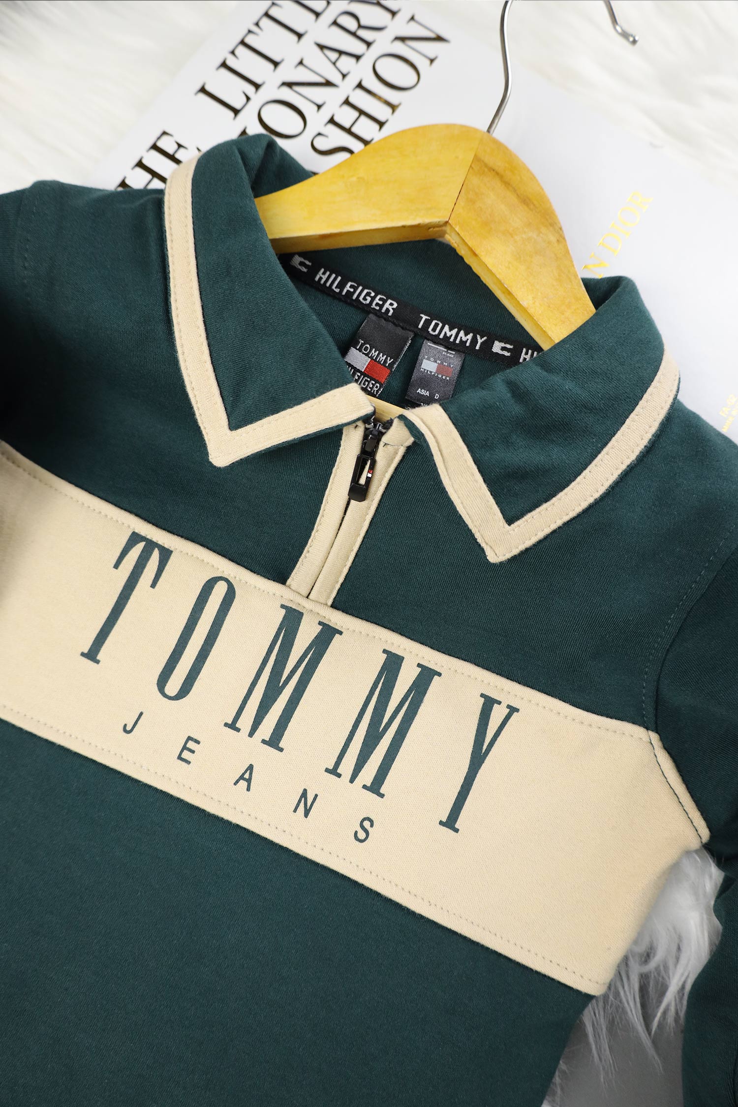 Tomy Hilfiger Varsity Coller Style Unisex Kids SweatShirt