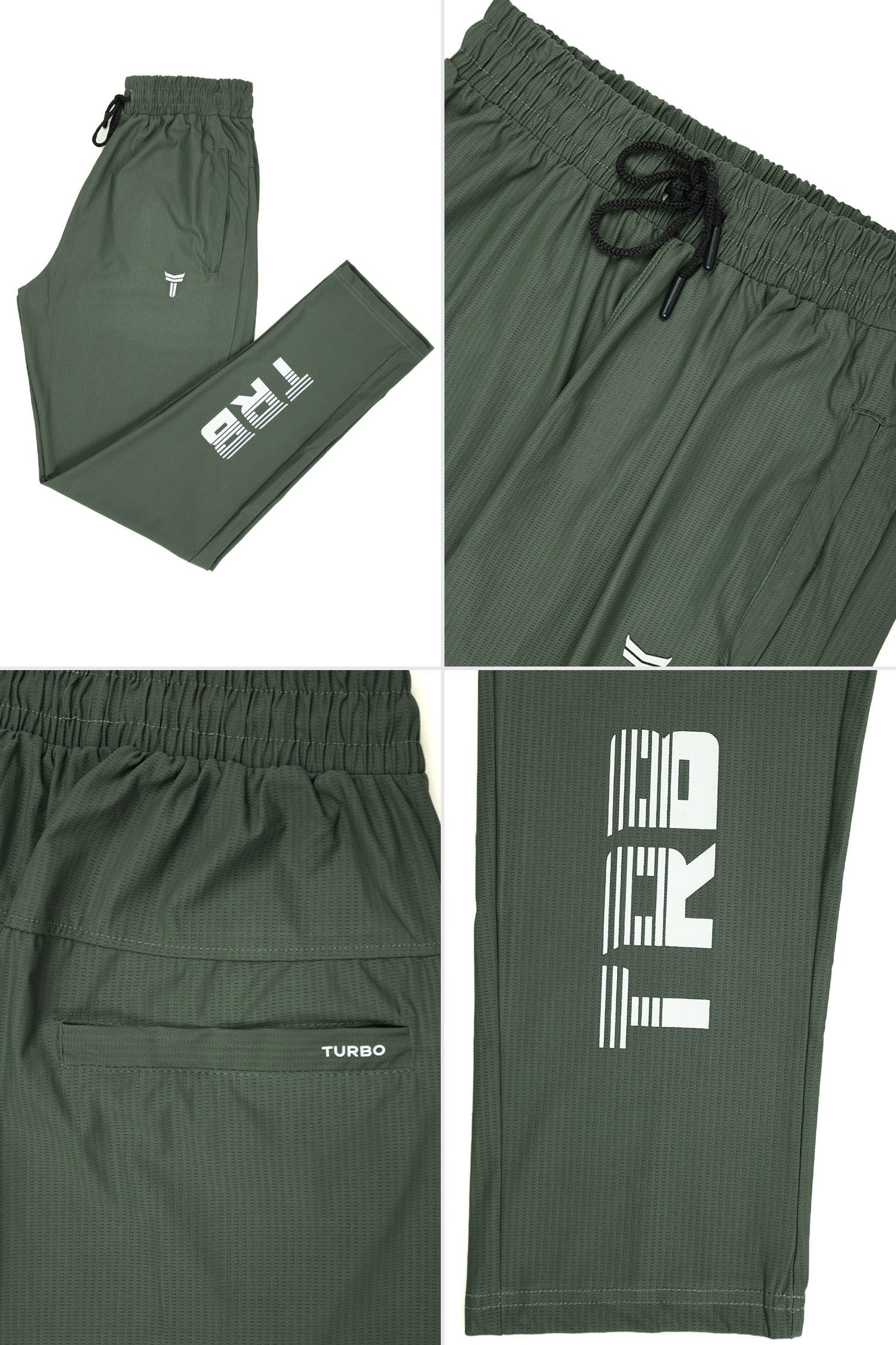 Turbo 'TRB Division' Sportswear Mesh Dry-fit Trouser