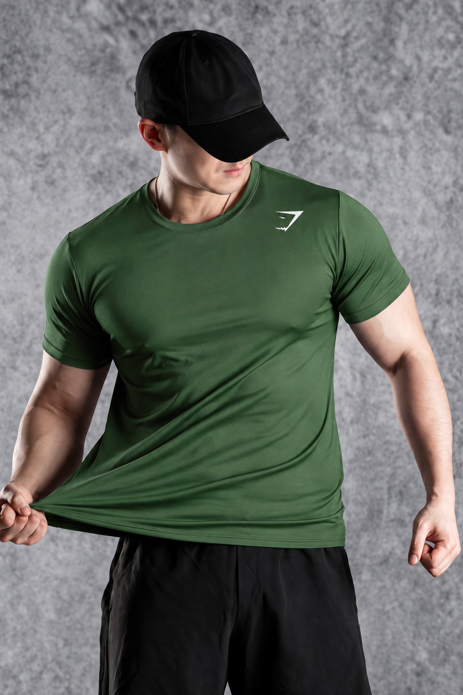 Gym Shrk Strength Arrival Dry-Fit Tee