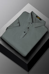 Turbo Elite Seamless Men's Polo Shirt In Dark Green
