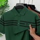 Turbo Horizontal Stripes Style Men's Polo T-Shirt