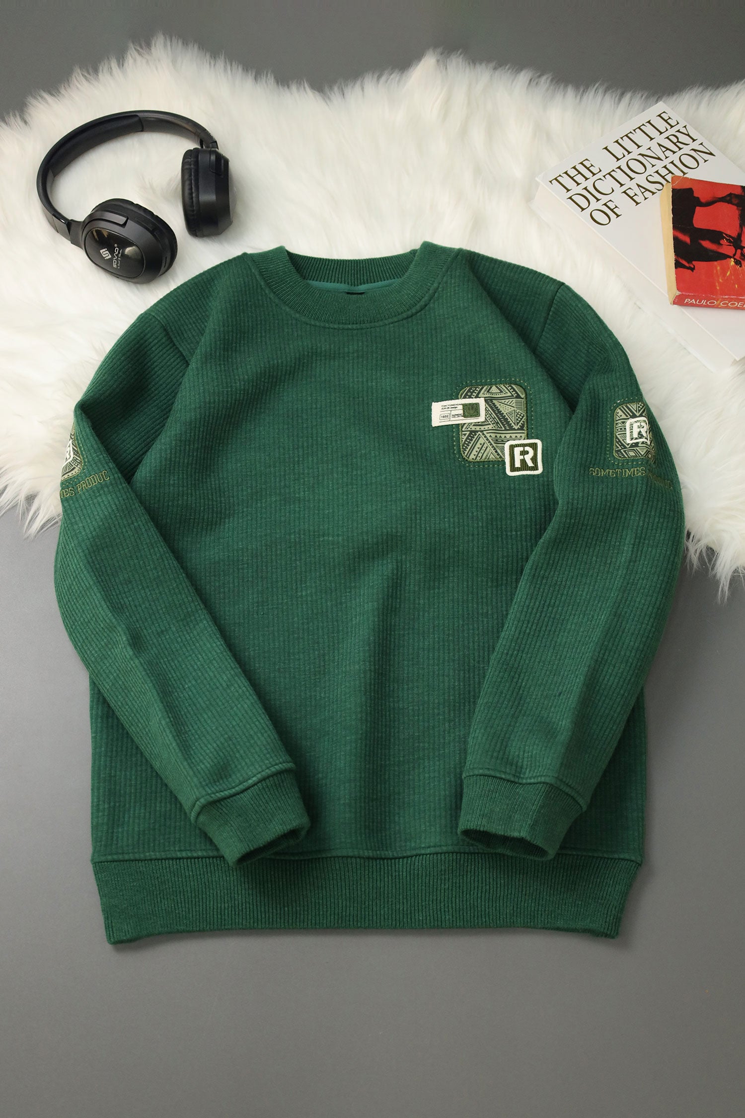 Mens PullOver Round Neck Imported Men's Sweatshirt