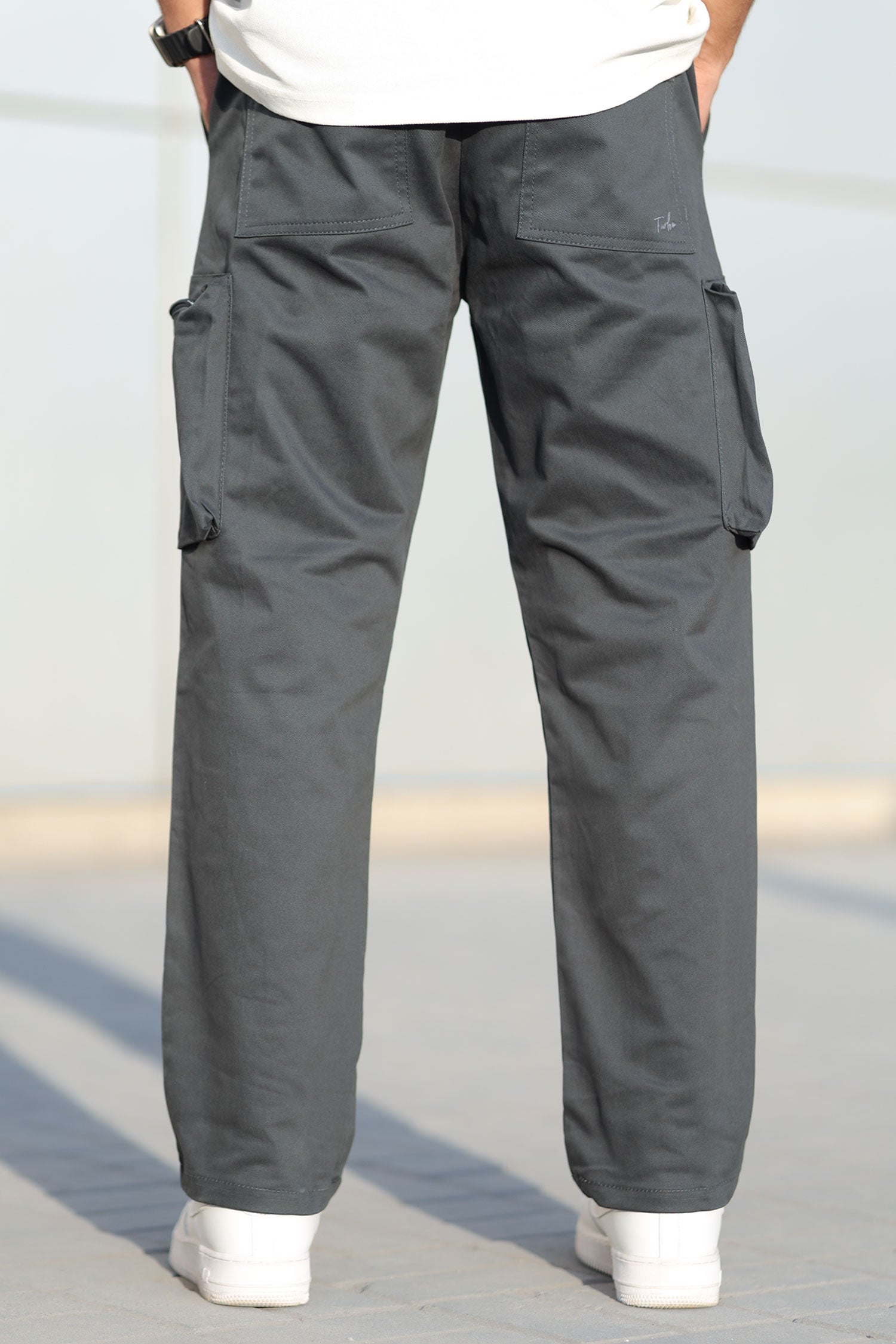 Turbo StreetFit Zip Pockets Imp Cotton Cargo Trouser