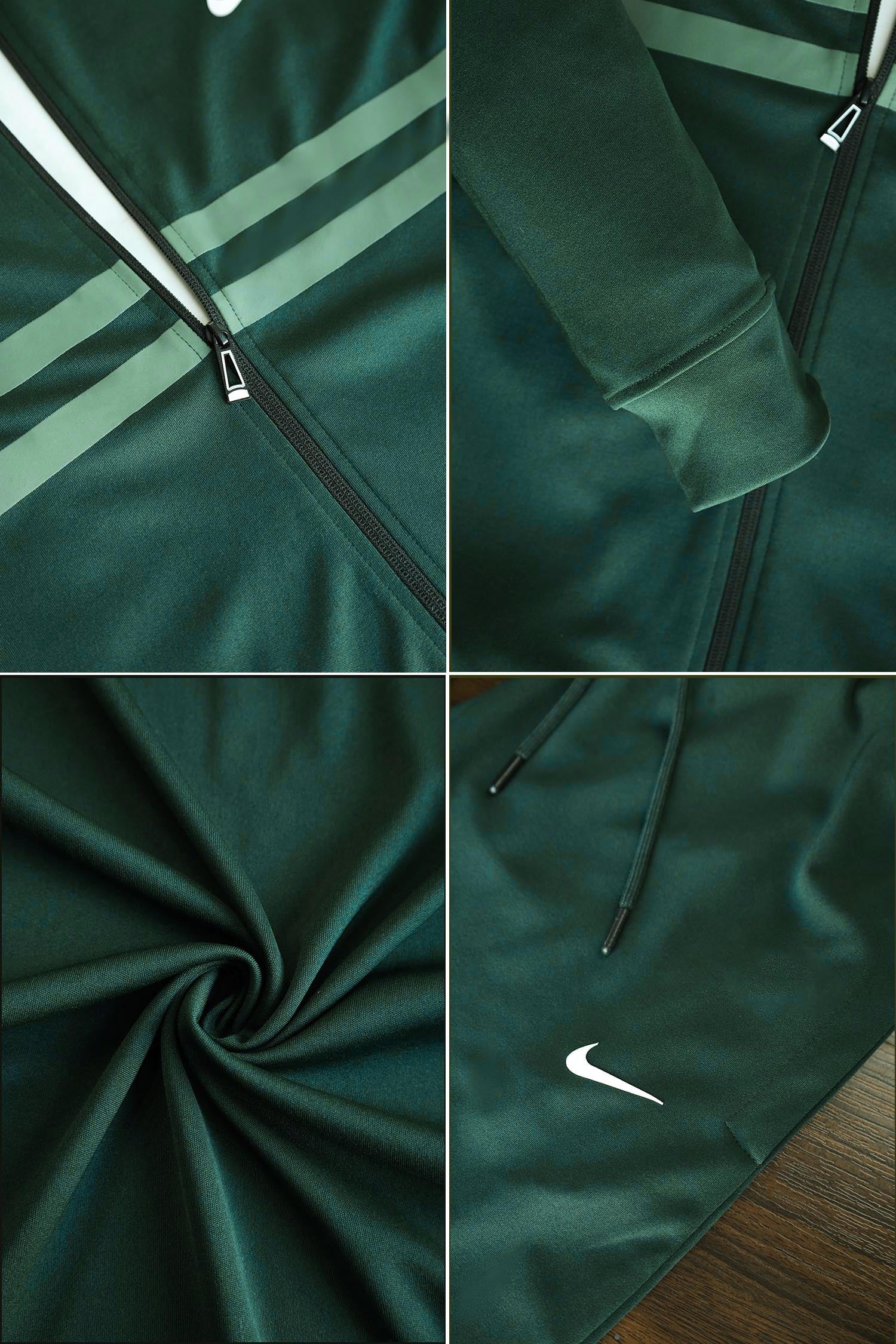 Nke Dual Line Signature Full Zipper Tracksuit