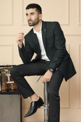 Classic Rich Sharp Texture Pattern Men Blazer