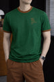 Turbo Contrasting Round Neck Tee