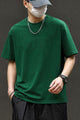Zgna Typographic Logo Men's Tee Shirt In Dark Green
