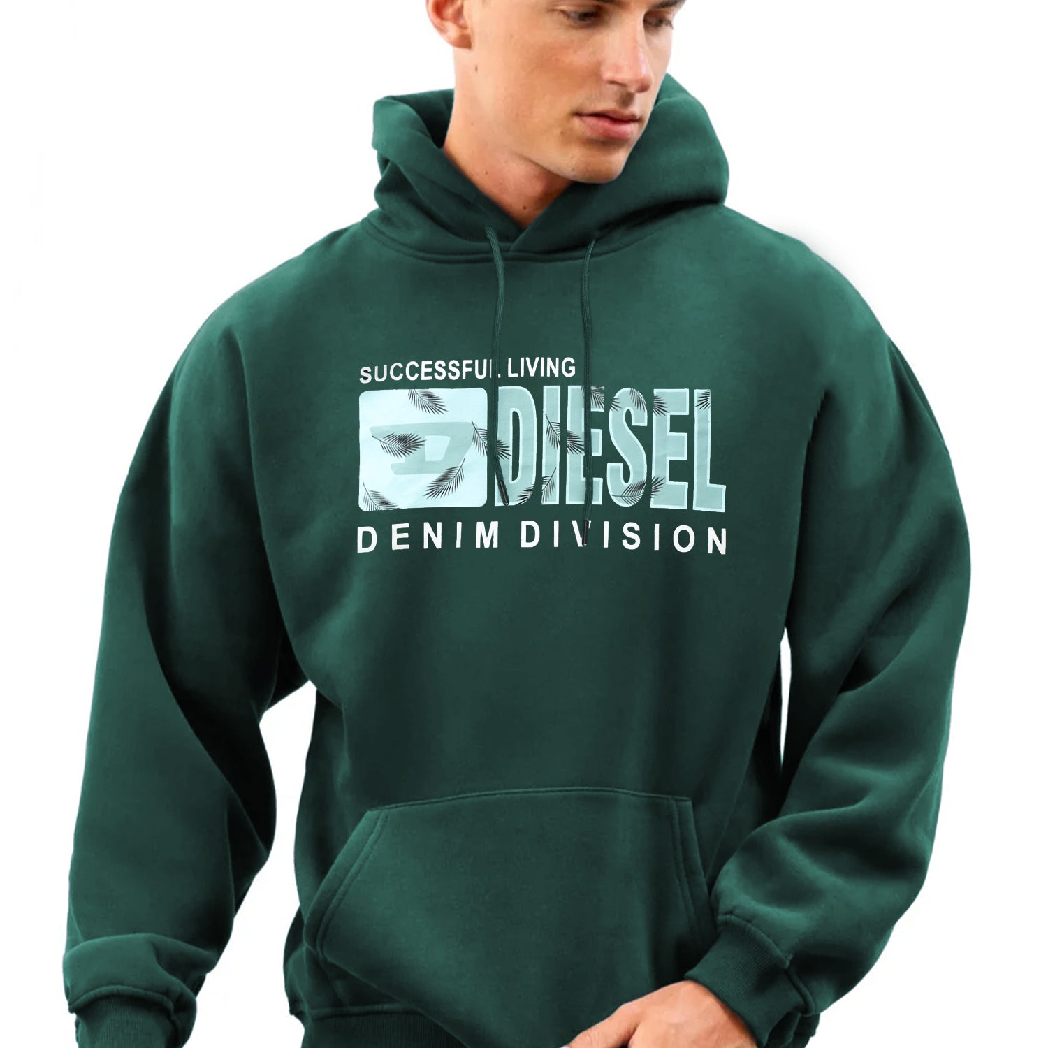 Diesel Eco Logo Men's Fleece Hoodie