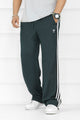 Turbo Classy Stripe Elegant Men's Trouser In Dark Green
